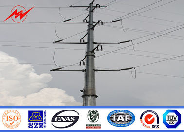 Immersione calda elettrica Palo d'acciaio galvanizzato, linea elettrica anticorrosiva Palo