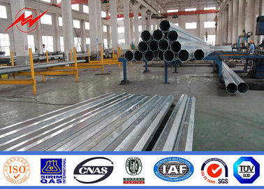 Immersione calda elettrica Palo d'acciaio galvanizzato, linea elettrica anticorrosiva Palo