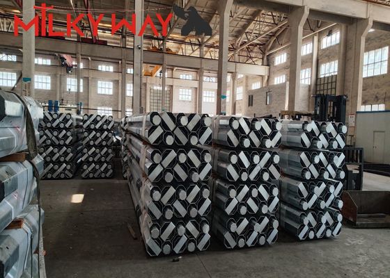11m 3.8mm 7.2mm 80-100 microm Galvanizzazione a caldo media per palo di acciaio galvanizzato durevole