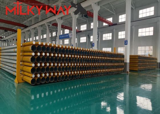 Linea di trasmissione a poli d'acciaio da 20 a 40 m con galvanizzazione a caldo da 80 a 100 μm