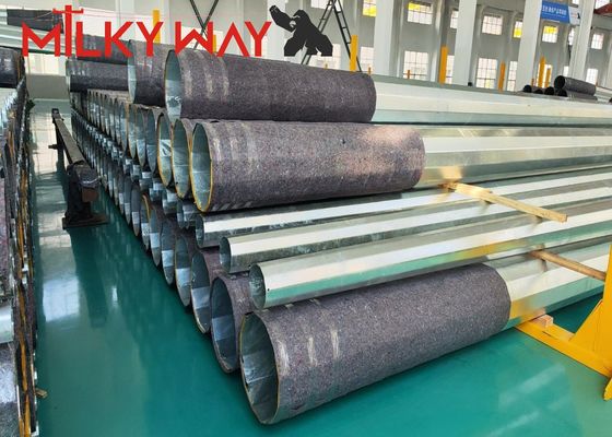 1250 Dan 11.8M 8 lati Polo di alimentazione elettrica 4 mm Spessore Impianto diretto ASTM A123 Galvanizzazione Standard