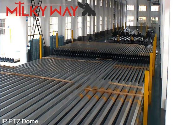 Linea di trasmissione a poli d'acciaio da 20 a 40 m con galvanizzazione a caldo da 80 a 100 μm