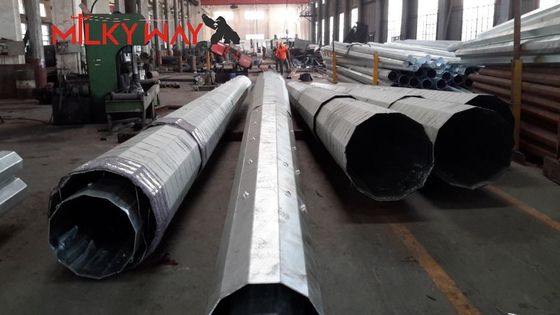Poli di acciaio galvanizzato a caldo per trasmissione elettrica con carico di progettazione ad alto fattore di sicurezza