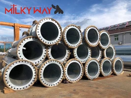 Palo in acciaio da 3,5m-15m per illuminazione stradale con opzioni coniche e poligonali