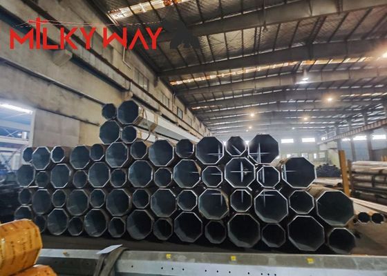 60ft 18m palo di potenza elettrica per la torre del palo di acciaio