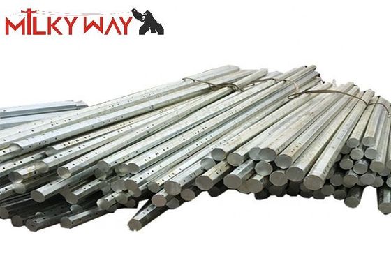 3-4mm Gr50 Materiale in acciaio Galvanizzato palo di alimentazione elettrica con scalare per la distribuzione di energia e sicura