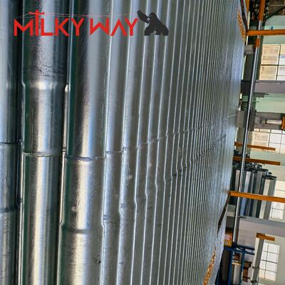 Palo di distribuzione elettrica ottagonale zincato a caldo da 11 metri con standard di saldatura AWS D1.1