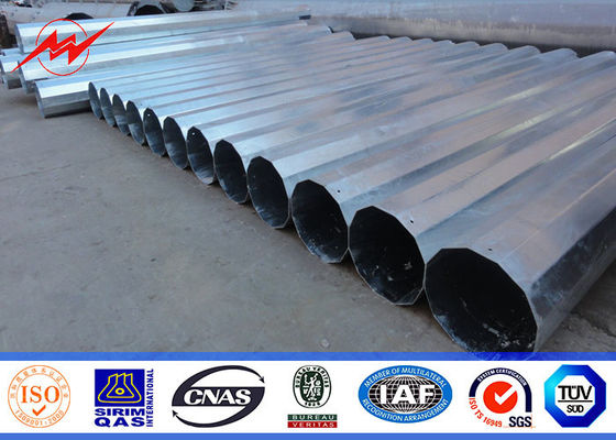 La distribuzione galvanizzata di Palo di corrente elettrica di 70ft per 132kv 69kv le Filippine proietta