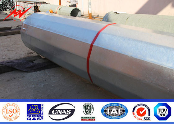 Trasmissione doppia o singola di palo di potere dell'acciaio del circuito 16M 32M per la linea sopraelevata torre dell'acciaio