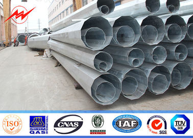 35ft 40ft Poli di trasmissione elettrica Hot Dip Galvanizzato Distribuzione di potenza Acciaio