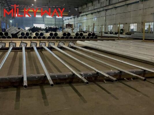 Progetta la luce elettrica del giardino di 6m 8m su ordinazione con resistenza al vento 35m/s