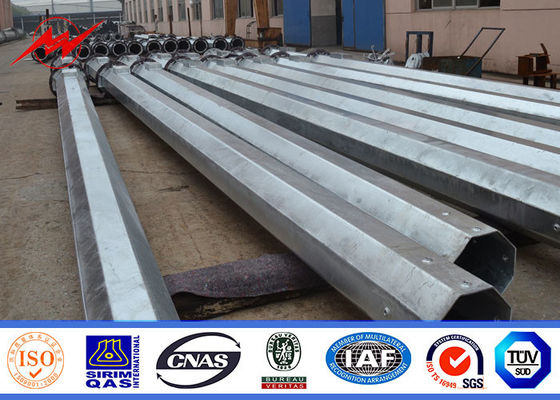 132 torre di Palo del carico di chilovolt 27Meter 1500kg mono per la telecomunicazione mobile della trasmissione