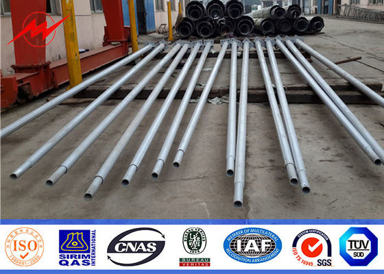 Iluminazione pubblica pali all'aperto ottagonale 5M - 15M con il braccio curvo doppio del diametro di 60mm