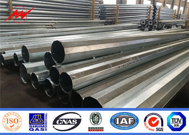 immersione calda spessa d'acciaio tubolare 127-248mm di palo di potere di 35ft 2,75/3mm galvanizzata