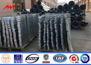 Galvanizzazione della immersione calda di palo di potere dell'acciaio di Astm A123 17meters