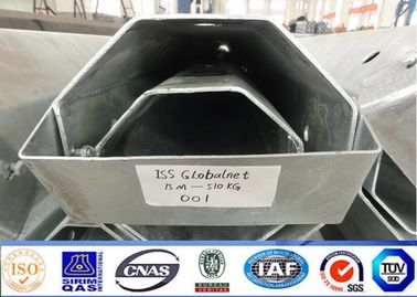 I 10m ottagonali 18m Q235 hanno galvanizzato il metallo Palo