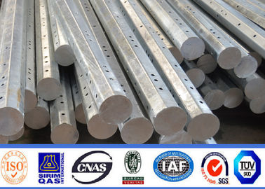 Corrente elettrica ad alta resistenza galvanizzata Palo di 12.2m per la linea progetto di distribuzione di energia