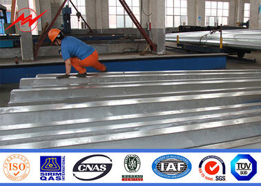 45FT Palo d'acciaio galvanizzato 3mm, norma di Electric Power Pali Filippine NEA