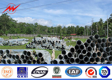 45FT Palo d'acciaio galvanizzato 3mm, norma di Electric Power Pali Filippine NEA