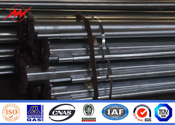 Colonna di galvanizzazione 10m 11m Electric Power Pali della immersione calda per l'Uruguay