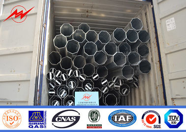 9m 650 Dan Galvanized Conicial Tubular Steel Palo per la linea elettrica