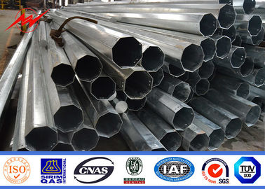 Immersione calda spessa 3mm elettrica affusolata bitume di Palo 35FT della trasmissione galvanizzata