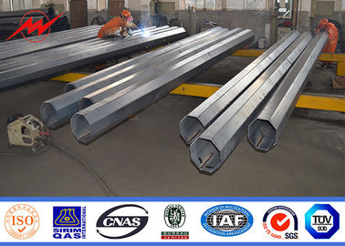 Immersione calda spessa 3mm elettrica affusolata bitume di Palo 35FT della trasmissione galvanizzata