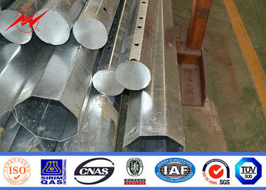 Acciaio elettrico d'acciaio galvanizzato palo pratico della immersione calda per l'elettrodotto