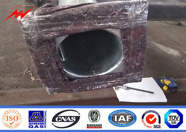 iluminazione pubblica palo del braccio del doppio di galvanizzazione della immersione calda del certificato di iso 12meter