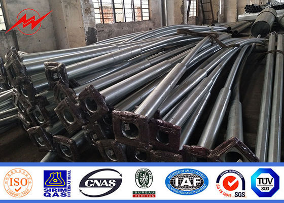 Pali di illuminazione della via piegati 5-20m di approvazione di iso dello  nel colore di norma di RAL