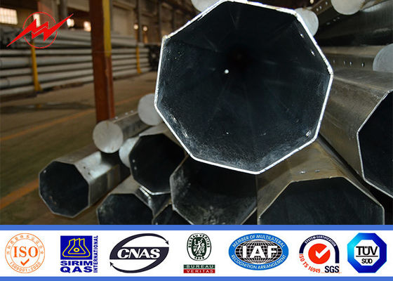 palo pratico elettrico d'acciaio economico di spessore Q345 del bitume 3mm per il trasporto di energia