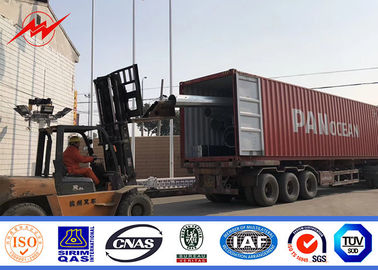9 metri di distribuzione di energia Palo, Palo d'acciaio galvanizzato 200 Dan 400 Dan 650 Dan 800 Dan