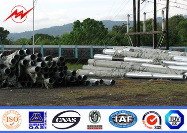 velocità del vento di galvanizzazione 30m/S di Pali della trasmissione dell'acciaio elettrico di 8m 5KN Q345