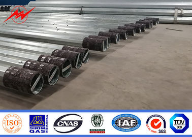 TIPO metallo galvanizzato E Palo, linea di trasmissione lunga vita di 75FT 80FT NGCP di Pali