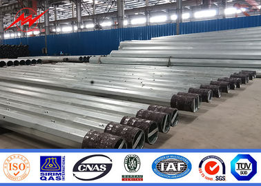 TIPO metallo galvanizzato E Palo, linea di trasmissione lunga vita di 75FT 80FT NGCP di Pali