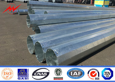 16m 1800 Dan Galvanized Steel Tubular Pole per la linea progetto di distribuzione