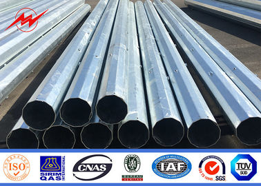 15m ha galvanizzato la linea elettrica elettrica d'acciaio della colonna di Palo approvazione di iso