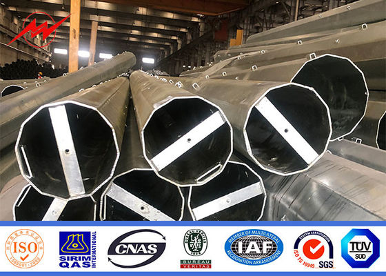 Palo pratico del metallo di energia elettrica di iso per il progetto della linea di trasmissione 132kv