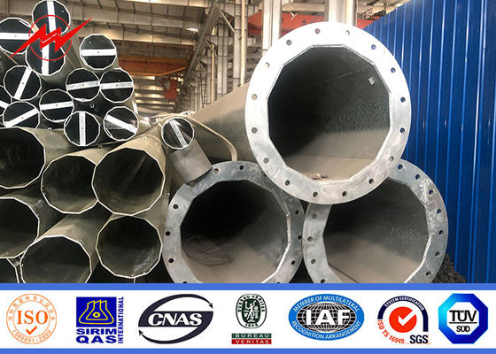 Palo pratico del metallo di energia elettrica di iso per il progetto della linea di trasmissione 132kv