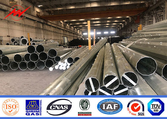 Palo pratico del metallo di energia elettrica di iso per il progetto della linea di trasmissione 132kv