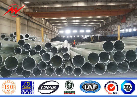 S500MC ha curvato l'iluminazione pubblica pali piegante galvanizzata 9M con spessore di Minimium 3mm