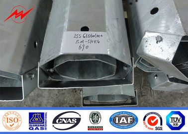 11m 7.2mm 3.8mm 69kv Palo tubolare d'acciaio per la linea di trasmissione