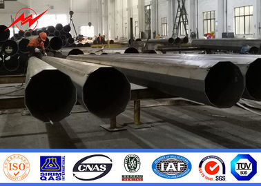 70ft 2 Cections hanno galvanizzato la norma di palo leggero 2000kg le Filippine Ngcp