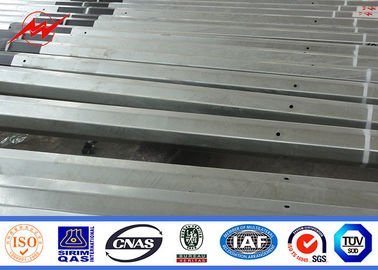 corrente elettrica tubolare d'acciaio galvanizzata Palo della immersione calda di 15m con il materiale di ASTM A123