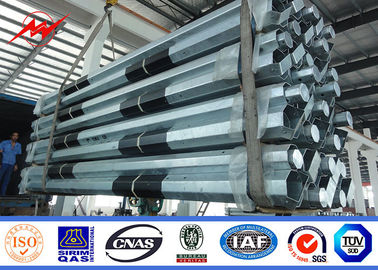 9m 650 Dan Galvanized Conicial Tubular Steel Palo per la linea elettrica