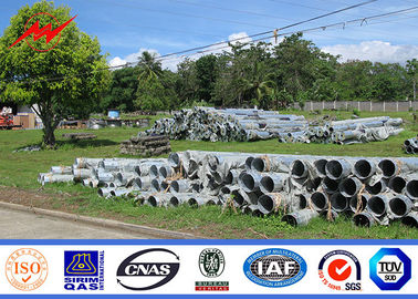 la immersione calda del singolo braccio di 8m ha galvanizzato Palo d'acciaio per illuminazione all'aperto