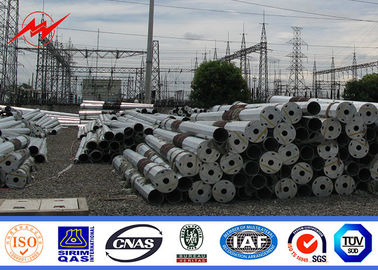 la immersione calda del singolo braccio di 8m ha galvanizzato Palo d'acciaio per illuminazione all'aperto