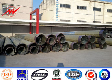 69KV Q345 NEA Pali d'acciaio elettrici standard galvanizzati con Bitumn