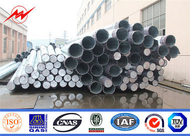 69KV Q345 NEA Pali d'acciaio elettrici standard galvanizzati con Bitumn