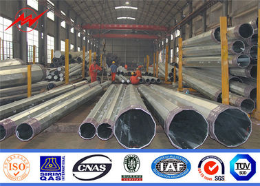 69KV Q345 NEA Pali d'acciaio elettrici standard galvanizzati con Bitumn